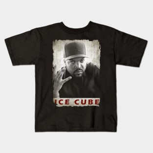 Vintage Portrait of Ice Cube Kids T-Shirt